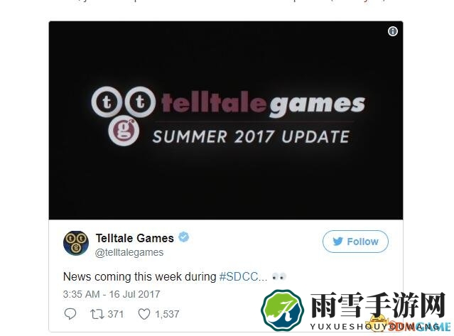 SDCC 2017，狼续篇预告：第二季有望亮相公布