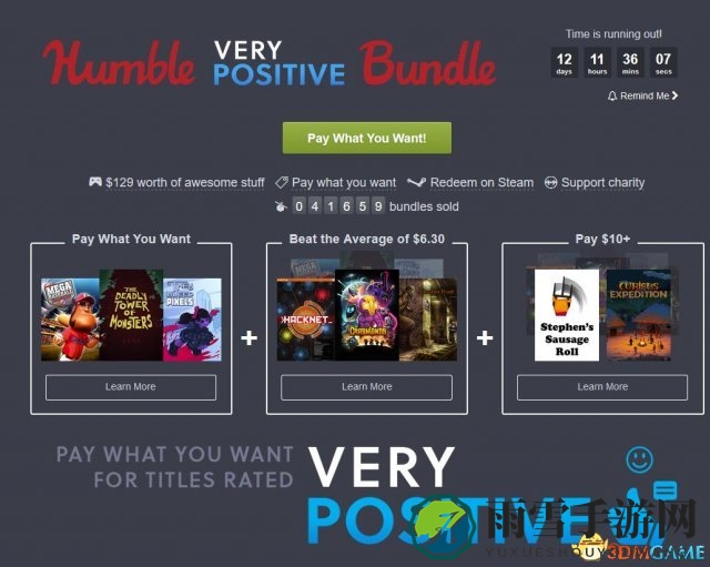《Humble Bundle慈善游戏大放送》STEAM特别好评游戏包来袭