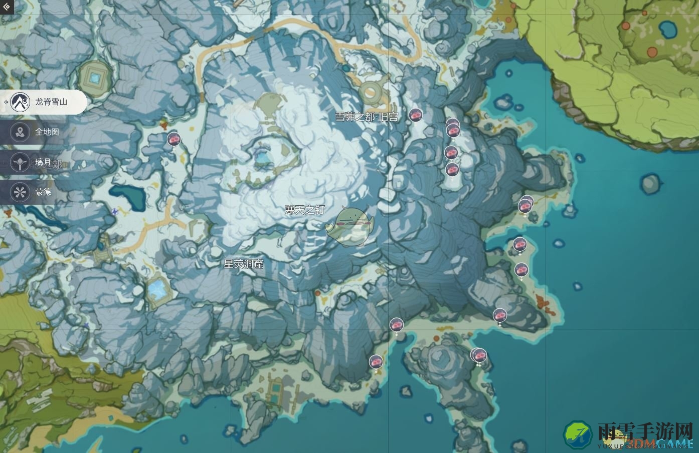 《原神》冷鲜肉位置地图分享