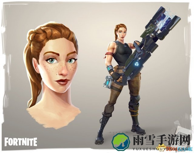 Epic《堡垒之夜》精美原画欣赏 和吃鸡平起平坐