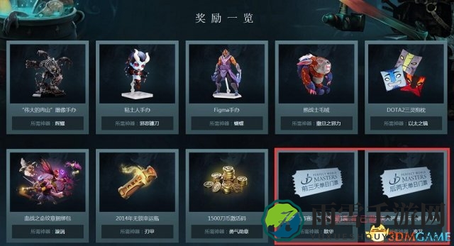 DOTA2完美大师赛主赛事赛程公布 11月22日巅峰对决