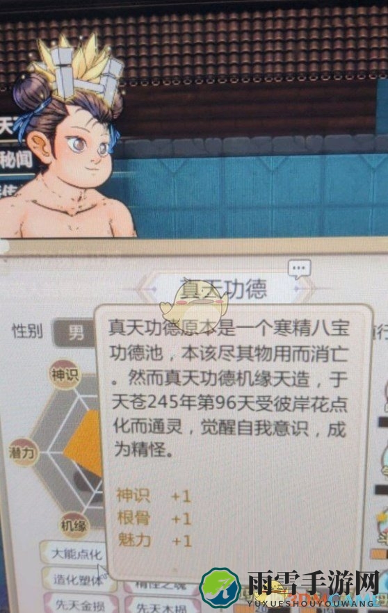 《了不起的修仙模拟器》八宝功德池点化外观一览