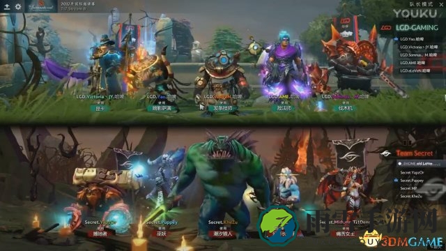 DOTA2 TI7 A组激战：LGD与Secret精彩对决视频