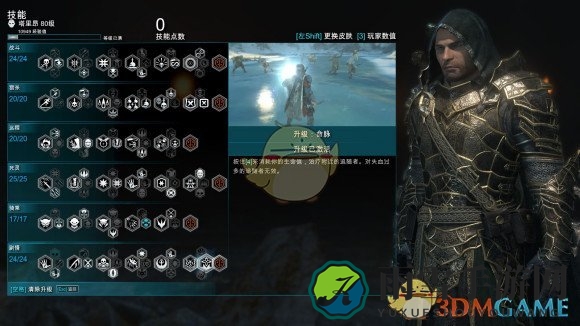 《中土世界：战争之影》塔里昂技能加点图解