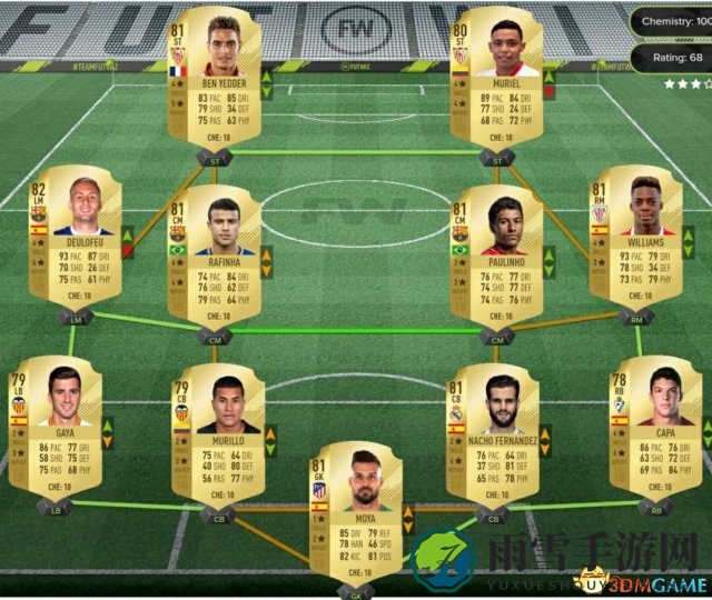 FIFA18UT模式开荒阵容和屌丝妖人推荐分享