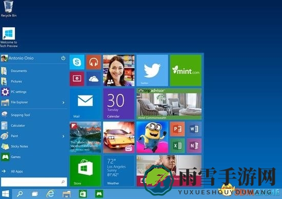 Windows 10新开始菜单惊艳亮相，唤起回忆好评如潮