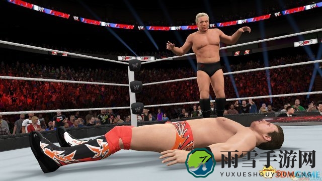 WWE2K15技巧解析：对手角柱扔出擂台攻略