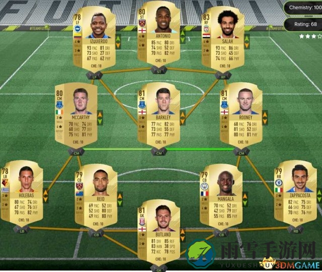FIFA18UT模式开荒阵容和屌丝妖人推荐分享