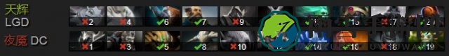 DOTA2 TI7淘汰赛LGD2：0DC AME敌法凶相暴走
