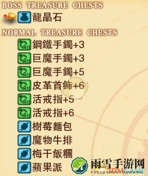 《龙之死印》魔龙海域物品掉落表