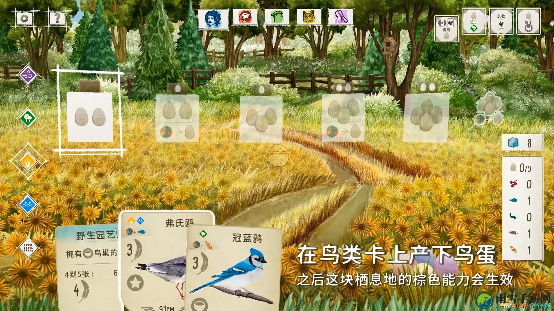 《展翅翱翔》卡牌食物费用介绍