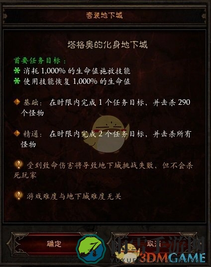 《暗黑破坏神3》死灵塔格奥套套装地下城精通攻略