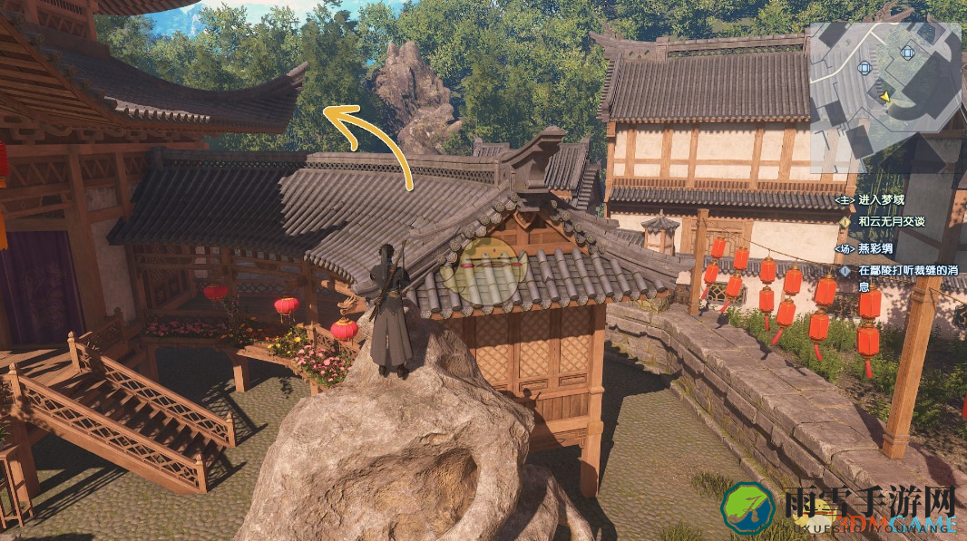 《古剑奇谭3》鄢陵戏台屋顶宝箱位置分享