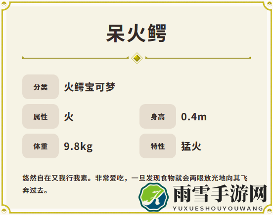宝可梦朱紫宝可梦呆火鳄怎么样